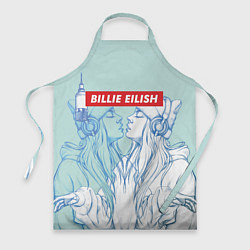 Фартук кулинарный Billie Eilish Music, цвет: 3D-принт