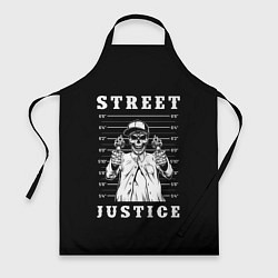 Фартук кулинарный Street Justice, цвет: 3D-принт
