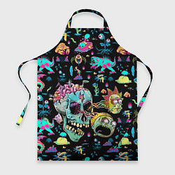Фартук кулинарный Monsters Rick and Morty, цвет: 3D-принт