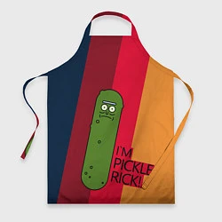 Фартук кулинарный Pickle Rick, цвет: 3D-принт
