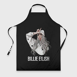 Фартук кулинарный BILLIE EILISH, цвет: 3D-принт