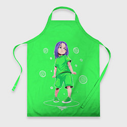 Фартук кулинарный Billie Eilish: Acid Girl, цвет: 3D-принт