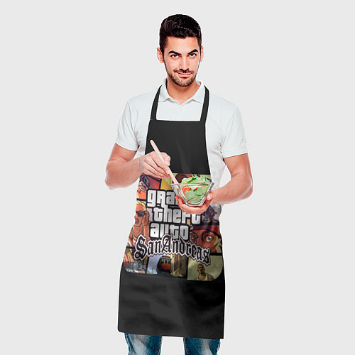 Фартук GTA SA / 3D-принт – фото 2