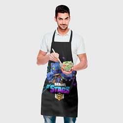 Фартук кулинарный Brawl Stars LEON, цвет: 3D-принт — фото 2