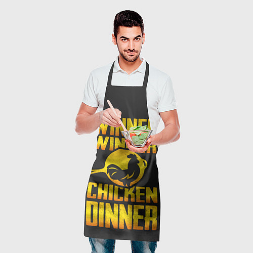 Фартук Winner Chicken Dinner / 3D-принт – фото 2