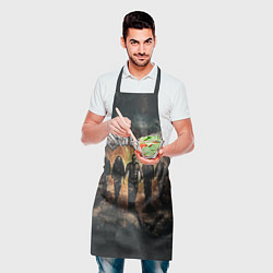 Фартук кулинарный Sabaton Band, цвет: 3D-принт — фото 2