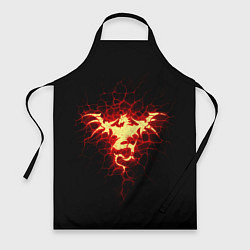 Фартук кулинарный Огненный Дракон, цвет: 3D-принт