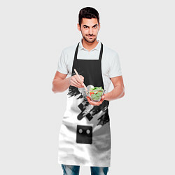 Фартук кулинарный LOVE DEATH ROBOTS LDR, цвет: 3D-принт — фото 2