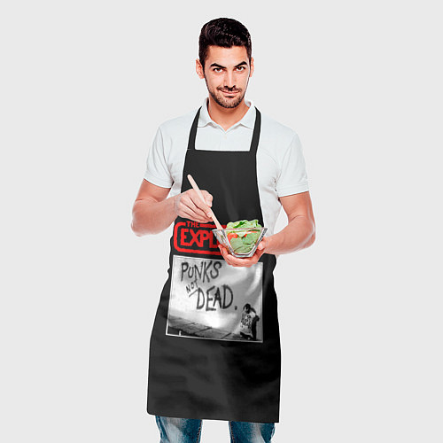 Фартук Punks Not Dead / 3D-принт – фото 2