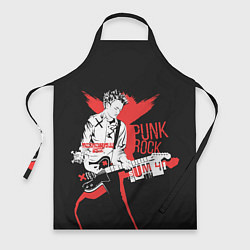 Фартук кулинарный Punk-rock, цвет: 3D-принт