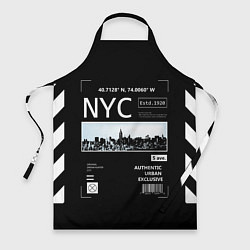 Фартук кулинарный Off-White: NYC, цвет: 3D-принт