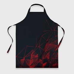 Фартук кулинарный RED STRIPES, цвет: 3D-принт