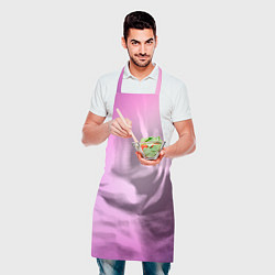 Фартук кулинарный Нежный фиолет, цвет: 3D-принт — фото 2