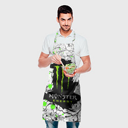 Фартук кулинарный MONSTER ENERGY Z, цвет: 3D-принт — фото 2