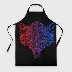 Фартук кулинарный Wolf art, цвет: 3D-принт
