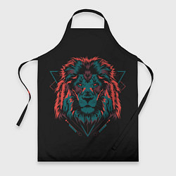Фартук кулинарный Лев на закате, цвет: 3D-принт