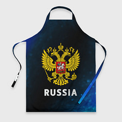 Фартук кулинарный RUSSIA РОССИЯ, цвет: 3D-принт