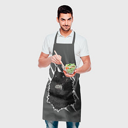 Фартук кулинарный Волк, цвет: 3D-принт — фото 2