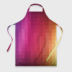 Фартук кулинарный Геометрия неоновая, цвет: 3D-принт