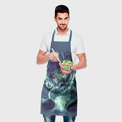 Фартук кулинарный Маска Аниме, цвет: 3D-принт — фото 2