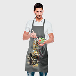 Фартук кулинарный Гейша, цвет: 3D-принт — фото 2
