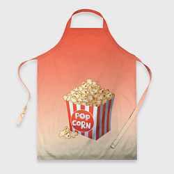 Фартук кулинарный Попкорн рисунок, цвет: 3D-принт