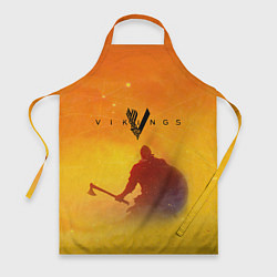 Фартук кулинарный Викинги Vikings Z, цвет: 3D-принт