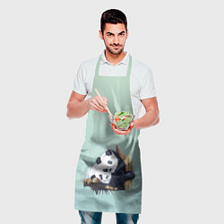 Фартук кулинарный Акварельные панды, цвет: 3D-принт — фото 2