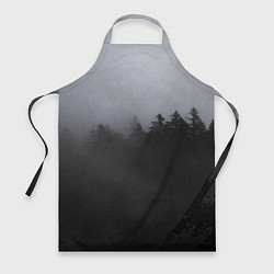 Фартук кулинарный Лес в дыму, цвет: 3D-принт