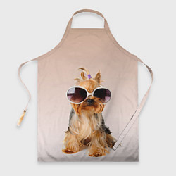 Фартук кулинарный Собака в очках, цвет: 3D-принт