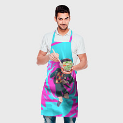 Фартук кулинарный Путешественник во времени, цвет: 3D-принт — фото 2