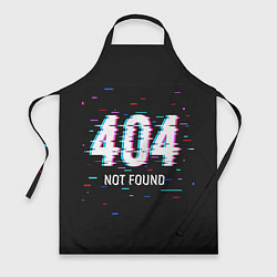 Фартук кулинарный Глитч 404, цвет: 3D-принт