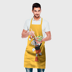 Фартук кулинарный CUPHEAD, цвет: 3D-принт — фото 2
