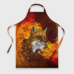 Фартук кулинарный Огненный Лис, цвет: 3D-принт