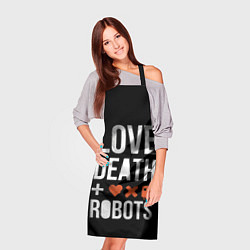 Фартук кулинарный Love Death Robots, цвет: 3D-принт — фото 2