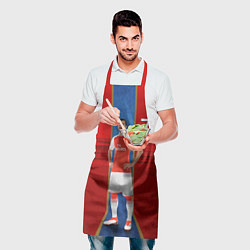 Фартук кулинарный Генрих Мхитарян Арсенал, цвет: 3D-принт — фото 2