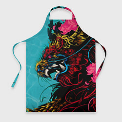 Фартук кулинарный Дракон Dragon, цвет: 3D-принт