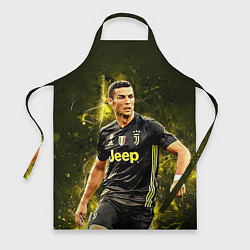 Фартук кулинарный Cristiano Ronaldo Juventus, цвет: 3D-принт