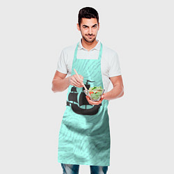 Фартук кулинарный Корабль, цвет: 3D-принт — фото 2