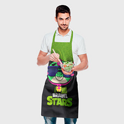 Фартук кулинарный Базз Buzz Brawl Stars, цвет: 3D-принт — фото 2