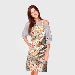 Фартук кулинарный Масленица, цвет: 3D-принт — фото 2