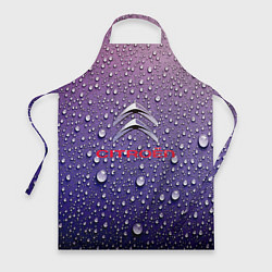 Фартук кулинарный Citroёn Storm Ситроен ливень, цвет: 3D-принт