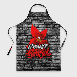 Фартук кулинарный Friday Night Funkin TrickyWall, цвет: 3D-принт
