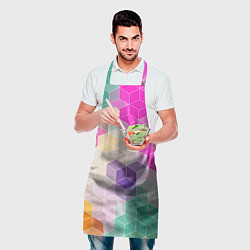Фартук кулинарный Абстрактный разноцветный узор, цвет: 3D-принт — фото 2