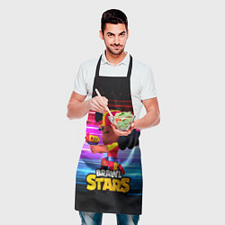 Фартук кулинарный Brawl Stars - Мэг, цвет: 3D-принт — фото 2