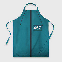 Фартук кулинарный Форма игрока Игра в кальмара, цвет: 3D-принт