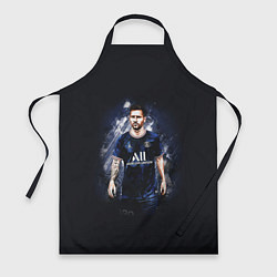 Фартук кулинарный Lionel Messi Paris Saint-Germain, цвет: 3D-принт