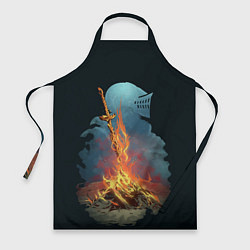 Фартук кулинарный Witcher 3 костер, цвет: 3D-принт