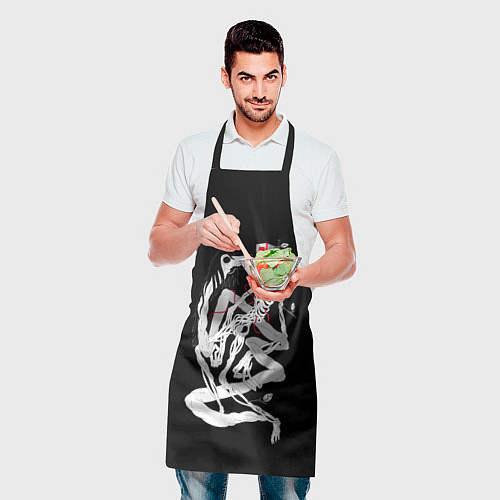 Фартук СИРЕНОГОЛОВЫЙ И ЛОШАДЬ SIREN HEAD & HORSE / 3D-принт – фото 2