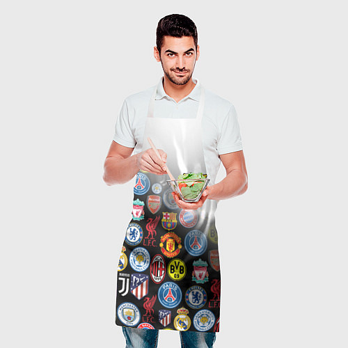 Фартук FC BARCELONA LOGOBOMBING / 3D-принт – фото 2
